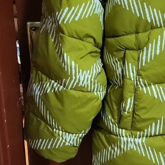 AVA & VIV GREEN DIAMOND LADIES SHORT PUFFER HOODIE JACKET SIZE 2X - Picture 6 of 13